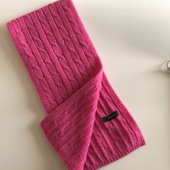 J. Crew Wool Scarf - Pretty in Pink!!! - Picture 1 of 4